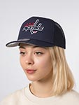 Бейсболка MITCHELL NESS арт. HT8616-WCANAVY Washington Capitals NHL (темно-синий)